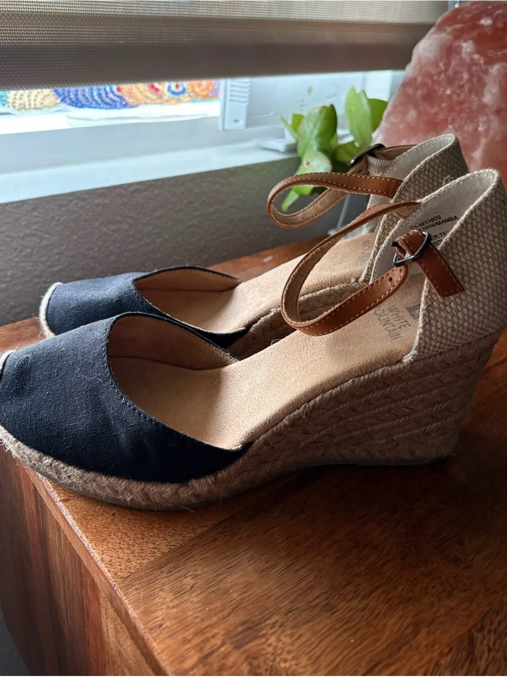 White Mountain “Mamba” Espadrille Wedges - NWOT